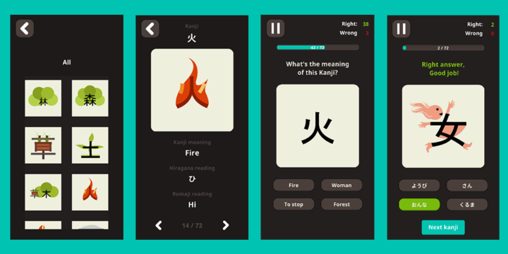 Toki’s Kanji Cards App